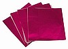 FUSCHIA - 5 X 5 Candy Wrapper FOIL Sheets (Qty 500)